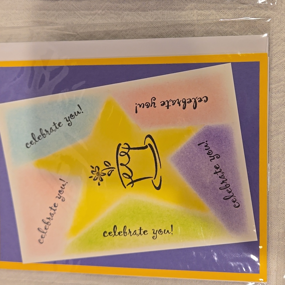Colorful Celebration Greeting Cards Set Handmade - Picture 3 of 6